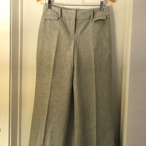 Ann Taylor Loft sized 4p lined, grey slacks
